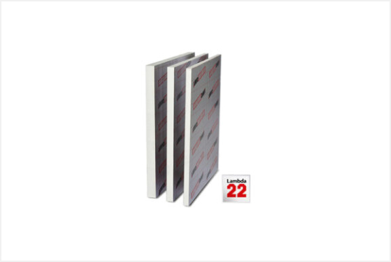 Enertherm Alu afschotisolatie verloop van 2,5 cm over 1,2 m¹
